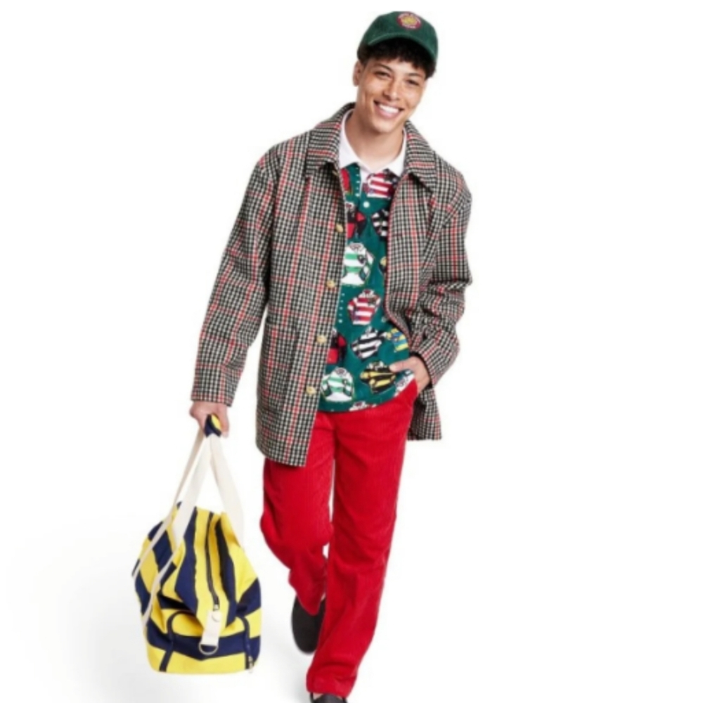 ROWING BLAZERS X TARGET PLAID 2 POCKET JACKET